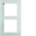 BER10126909 / Rahmen 2fach B.7 Glas polarweiß / EAN...