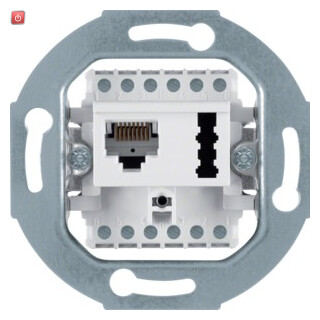 BER458809 / UAE 8(6)/TAE 6 F+N-Anschlussd. Modul. pw / EAN 4011334051275