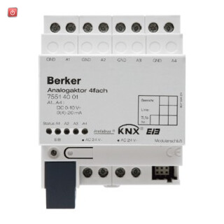 BER75514001 / Analogaktor 4fach REG KNX lg