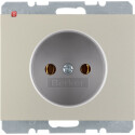 BER6167157004 / Steckdose ohne SK K.5 Edelstahl lackiert...