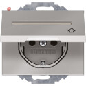 BER47487104 / Steckdose SCHUKO m KD u BF K.5 Es rostfr /...