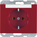 BER47397015 / Steckdose SCHUKO m BF K.1/K.5 rot...