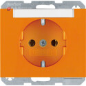 BER47397014 / Steckdose SCHUKO m BF K.1/K.5 orange...