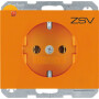 BER47157114 / Steckdose SCHUKO mit Aufdruck K.1/K5 ora / EAN 4011334263616