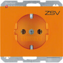 BER47157014 / Steckdose SCHUKO K.1/K.5 orange...