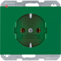 BER47157013 / Steckdose SCHUKO K.1/K.5 grün...