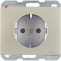 BER41357004 / Steckdose SCHUKO erh BS K.5 Edelstahl / EAN...