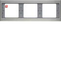 BER13737004 / Rahmen 3fach waag K.5 Edelstahl rostfrei /...