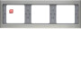 BER13737004 / Rahmen 3fach waag K.5 Edelstahl rostfrei / EAN 4011334281993