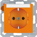 BER47508907 / Steckd. SCHUKO m BF S.1/B.x orange gle /...