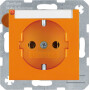 BER47508907 / Steckd. SCHUKO m BF S.1/B.x orange gle / EAN 4011334277729