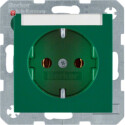 BER47508903 / Steckdose SCHUKO m BF S.1/B.x grün gl...