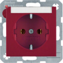 BER47508902 / Steckdose SCHUKO m BF S.1/B.x rot gl / EAN...
