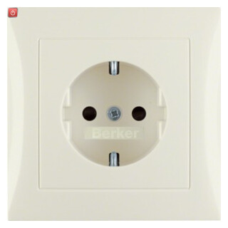 BER47428982 / Steckd. SCHUKO m Abdeckplatte S.1/B.x we / EAN 4011334277668