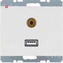 BER3315397009 / USB/3,5 mm Audio Steckdose K.1 pw / EAN...