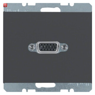 BER3315407006 / VGA Steckdose K.1 anthrazit matt / EAN 4011334330325