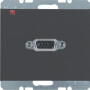 BER3315407006 / VGA Steckdose K.1 anthrazit matt / EAN 4011334330325