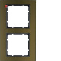 BER10123001 / Rahmen 2fach B.3 Alu, braun/anthrazit / EAN...