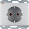 BER41157003 / Steckdose SCHUKO K.5 Alu / EAN 4011334378396