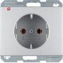 BER41157003 / Steckdose SCHUKO K.5 Alu / EAN 4011334378396