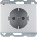 BER41357003 / Steckdose SCHUKO erh BS K.5 Alu / EAN...