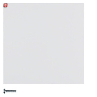 BER85141189 / Taste 1fach S.1/B.x polarweiß glänzend / EAN 4011334368311