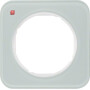 BER10112109 / Rahmen 1fach R.1 Glas polarweiß / EAN 4011334392415