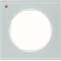 BER10112209 / Rahmen 1fach R.3 Glas polarweiß / EAN...