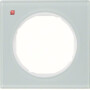 BER10112209 / Rahmen 1fach R.3 Glas polarweiß / EAN 4011334392965