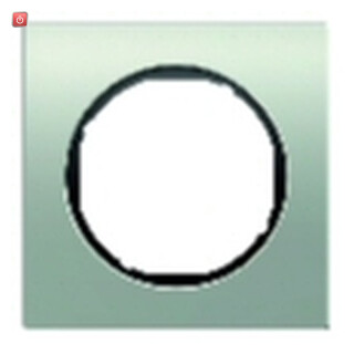 BER10112284 / Rahmen 1fach R.3 Alu/schwarz / EAN 4011334393030