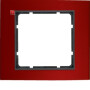 BER10113012 / Rahmen 1fach B.3 Alu, rot/anthrazit / EAN 4011334384830