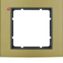 BER10113016 / Rahmen 1fach B.3 gold/anthrazit / EAN 4011334384892