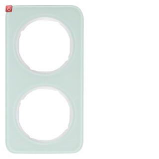BER10122109 / Rahmen 2fach R.1 Glas pw / EAN 4011334392569