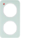 BER10122109 / Rahmen 2fach R.1 Glas pw / EAN 4011334392569