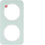 BER10122109 / Rahmen 2fach R.1 Glas pw / EAN 4011334392569