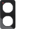 BER10122116 / Rahmen 2fach R.1 Glas schw / EAN 4011334392583