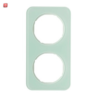 BER10122209 / Rahmen 2fach R3 Glas pw / EAN 4011334393061