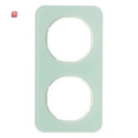BER10122209 / Rahmen 2fach R3 Glas pw / EAN 4011334393061