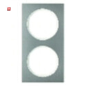 BER10122214 / Rahmen 2fach R3 E-Stahl pw / EAN 4011334393078