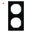 BER10122216 / Rahmen 2fach R3 Glas schw / EAN 4011334393085