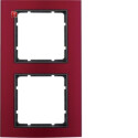 BER10123012 / Rahmen 2fach B.3 Alu, rot/anthrazit / EAN...