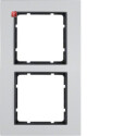 BER10126904 / Rahmen 2fach B.7 Alu/anthrazit / EAN...