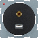BER3315392045 / USB/3,5 mm Audio Steckdose R.1/R.3 sw /...