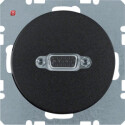 BER3315402045 / VGA Steckdose R.1/R.3 schwarz...