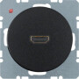 BER3315432045 / HDMI Steckdose m 90° Stcka. R.1/R.3 sw / EAN 4011334370987