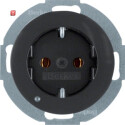 BER41092045 / Steckdose SCHUKO m LED-OL erh.BS R.Cl sw /...