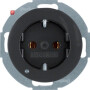 BER41092045 / Steckdose SCHUKO m LED-OL erh.BS R.Cl sw / EAN 4011334369837