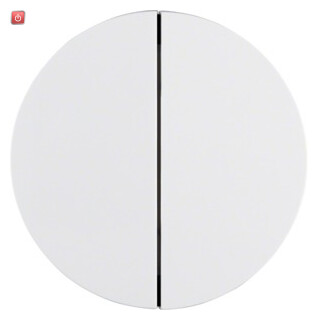 BER85142139 / Taste 2fach R.1/R.3 polarweiß glänzend / EAN 4011334368700