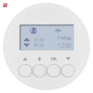 BER85745139 / KNX-Funk Jalou-Uhr quickl R.1/R.3 pw / EAN 4011334375708