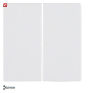 BER85142129 / Taste 2fach Q.1/Q.3 polarweiß samt / EAN 4011334368694